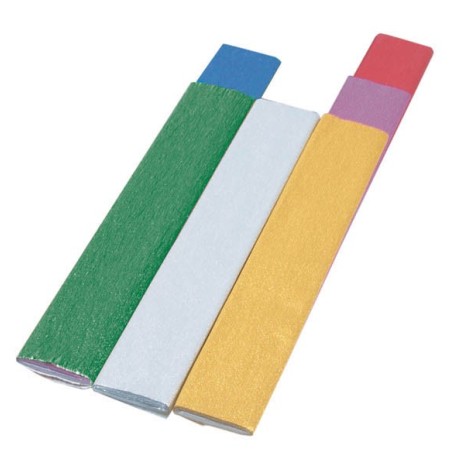 1F CREPON METALLISE 0,5X2,5M OR