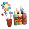 GOUACHE PASTEL 5 FLACONS 250ML ASSORTIS