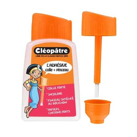 CLÉOPATRE COLLE TRANSPARENTE FLACON 80G