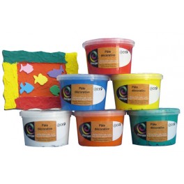 PATE DECORATIVE 6 pots 350ml assortis