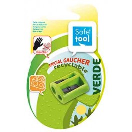 TAILLE CRAYON VERDE 2 US. PLASTIQUE SPECIAL GAUCHER