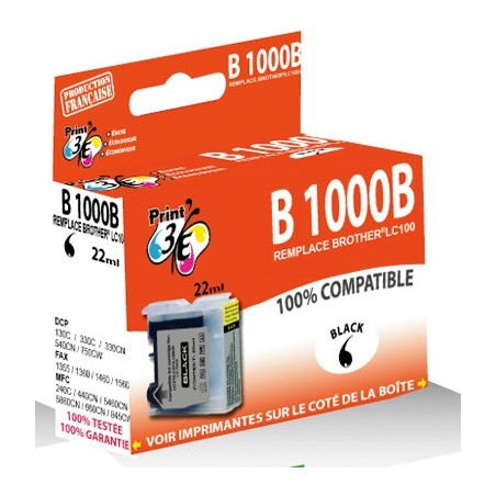 COMPATIBLE BROTHER LC 970 NOIR