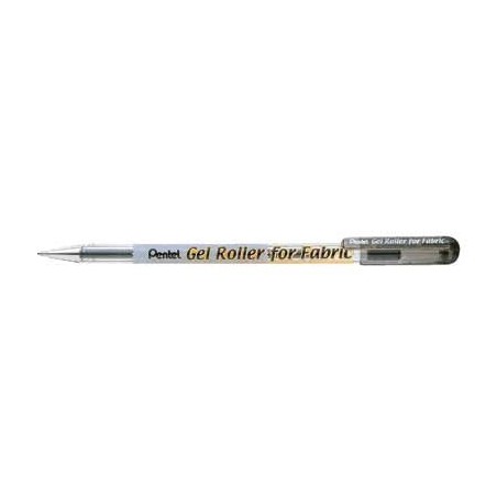 ROLLER ENCRE GEL POUR TISSUS POINTE LARGE 1MM NOIRE