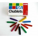 CHUBLETS 96 CRAYONS À LA CIRE COLORIS ASSORTIS