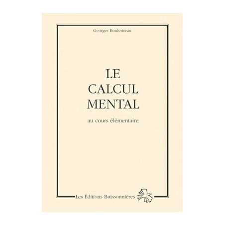 CALCUL MENTAL AU CE