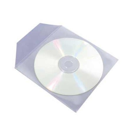 POCHETTES SOUPLES polypro CD/DVD incolore Paquet de 25