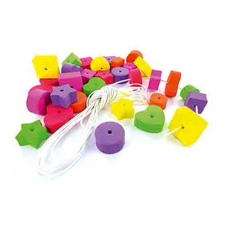 500 PERLES MOUSSE FORMES ET COLORIS ASSORTIS
