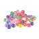 1 000 PERLES CASSIS PLASTIQUE COLORIS NACRÉS ASSORTIS