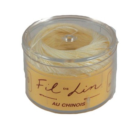 FIL LIN BLANC 50M