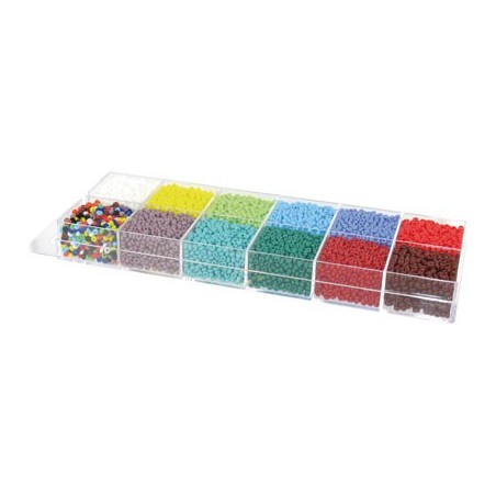 COFFRET ROCAILLES 2MM OPAQUES ASSORTIES