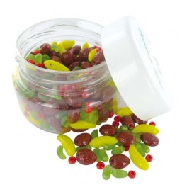 BOCAL 200GR PERLES VERRE - FRUITS BANANA COCO