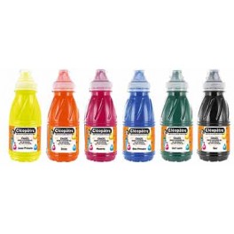 GEL D'ENCRE À DESSINER 6 FLACONS 250 ML COLORIS CLASSIQUES