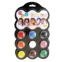 PALETTE MAQUILLAGE CARNAVAL 9 COLORIS