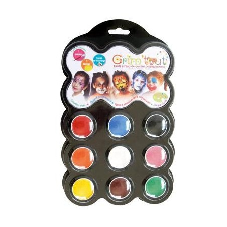 PALETTE MAQUILLAGE CARNAVAL 9 COLORIS