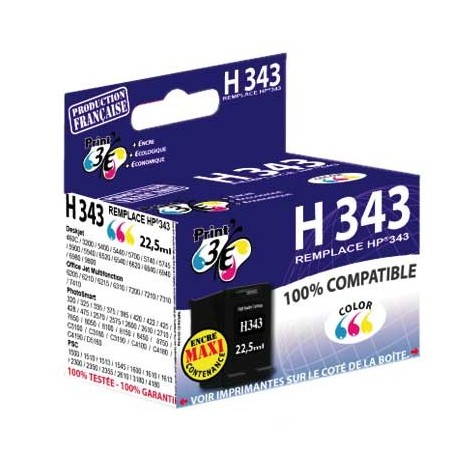 COMPATIBLE HP  C8766EE N°343 COUL