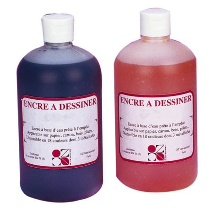 ENCRE A DESSINER 250ML ARGENT