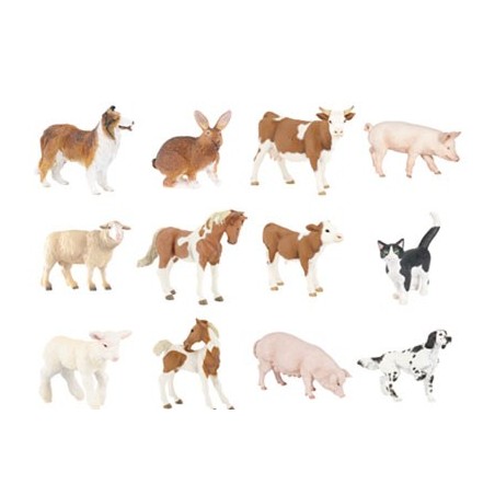 LOT DE 12 FIGURINES - LA FERME