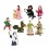 CONTES ET LEGENDES - lot de 9 figurines