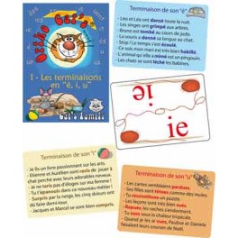 ORTHO CAT'S 1 - TERMINAISONS jeu de cartes