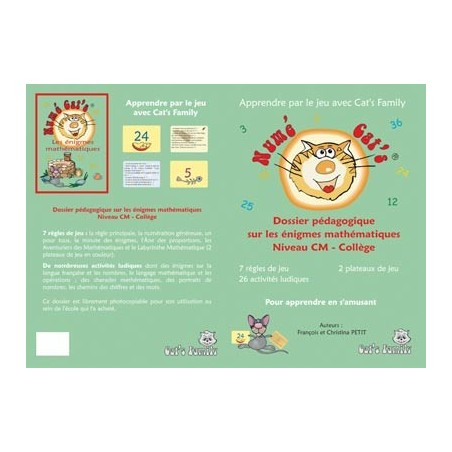 NUMECAT'S 1 dossier pédagogique complémentaire CM