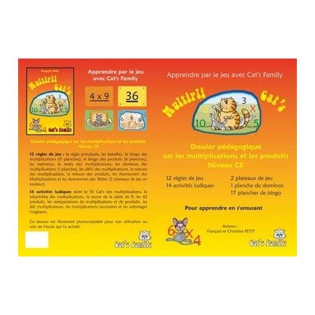 MULTIPLI CAT'S dossier pédagogique complémentaire CE