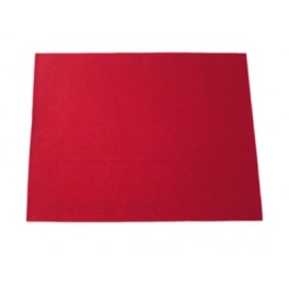 10 COUPONS FEUTRINE ROUGE 20X30CM