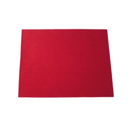 10 COUPONS FEUTRINE ROUGE 20X30CM