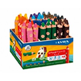 GROOVE TRIPLE ONE CLASSPACK 48 CRAYONS COULEURS ASSORTIS