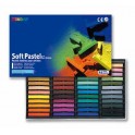 MUNGYO 48 DEMI-PASTELS SECS CARRÉS COLORIS ASSORTIS