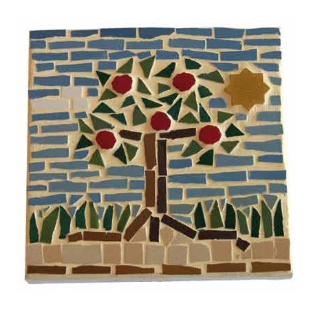 MOSAIQUE ROMAINE 20x20mm panaché ttes coul.275p