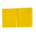 PROTÈGE-CAHIER CARTON 17X22 2 RABATS 225GR JAUNE