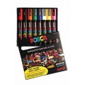 POSCA PC-5M 8 MARQUEURS COLORIS ASSORTIS