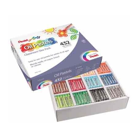 PENTEL ARTS CLASSPACK 432 PASTELS COLORIS ASSORTIS