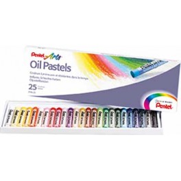 PENTEL ARTS 25 PASTELS COLORIS ASSORTIS