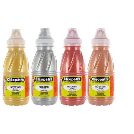 ACRYLIQUE METALLISEE 4 FLACONS 250ML ASSORTIS