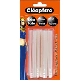 12 RECHARGES COLLE Ø7MM SPÉCIAL VERRE ET MÉTAL