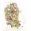 500G PERLES ROCAILLES 5MM OPAQUES ASSORTIES