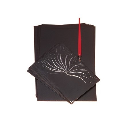 12 PLUMES À GRATTER