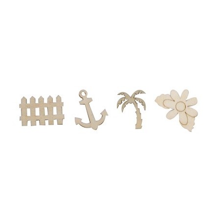 MINI FORMES BOIS AIR MARIN LOT 48 pièces