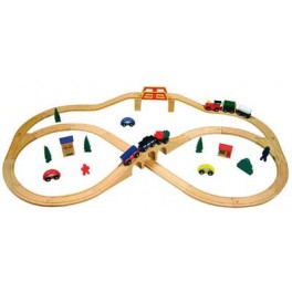 CIRCUIT DE TRAIN en bois