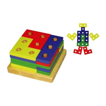 PUZZLES EMPILOFORMES EN BOIS