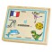 PUZZLES les lettres "abcd" en bois lot de 4