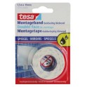 RUBAN ADHESIF DOUBLE FACE MOUSSE 1,5mx19mm TESA