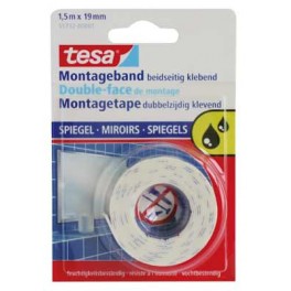 RUBAN ADHESIF DOUBLE FACE MOUSSE 1,5mx19mm TESA