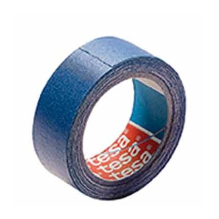 ADHÉSIF TOILÉ 19MMX4M BLEU
