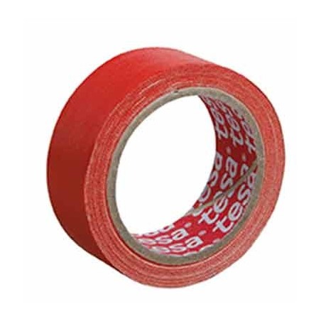 ADHÉSIF TOILÉ 19MMX4M ROUGE