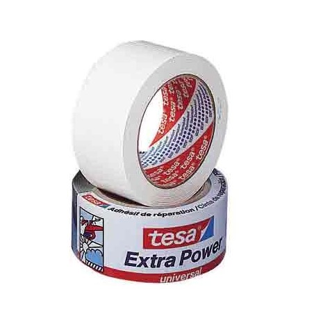 TOILE ADHÉSIVE PLASTIFIÉE EXTRA FORT 50MMX25M