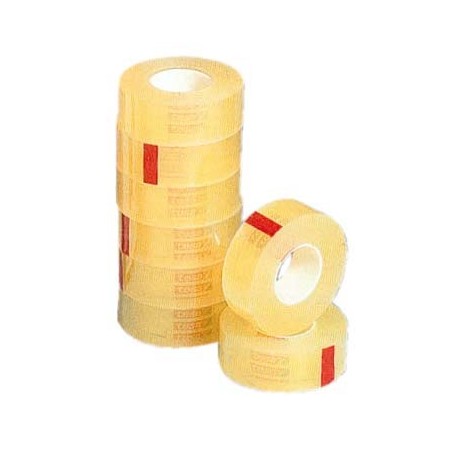 ADHÉSIF TRANSPARENT QUALITE SUPÉRIEURE 19MMX33M