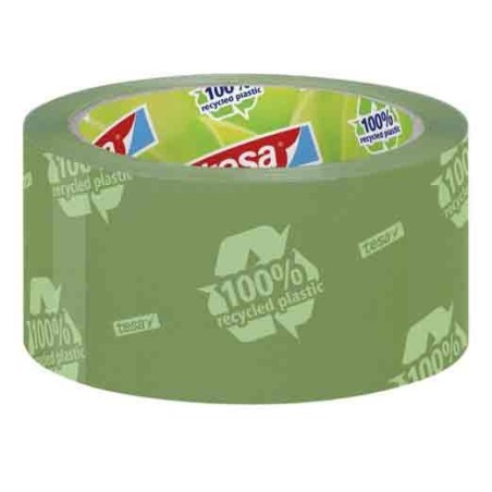 ADHESIF EMBALLAGE  ECO & STRONG, imprimé vert – 66mx50mm TESA