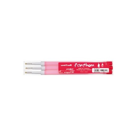 Lot de 3 RECHARGES ROLLER FANTHOM – ROUGE